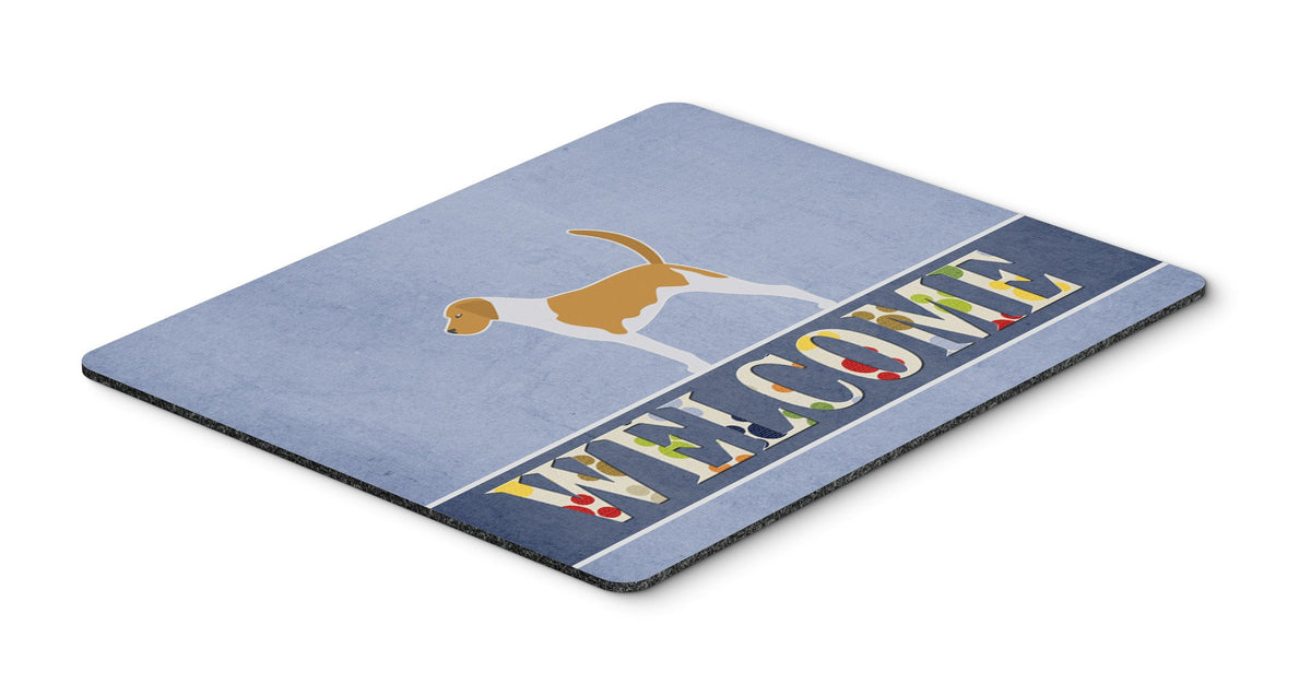 American Foxhound Welcome Mouse Pad, Hot Pad or Trivet BB5502MP by Caroline&#39;s Treasures