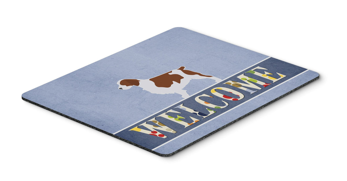 Caroline's Treasures Welsh Springer Spaniel Welcome Mouse Pad, Hot Pad or Trivet BB5504MP