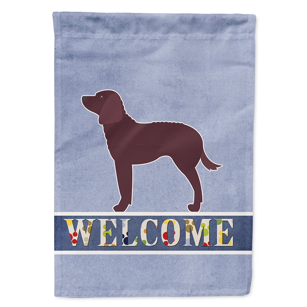 American Water Spaniel Welcome Flag Canvas House Size BB5505CHF  the-store.com.
