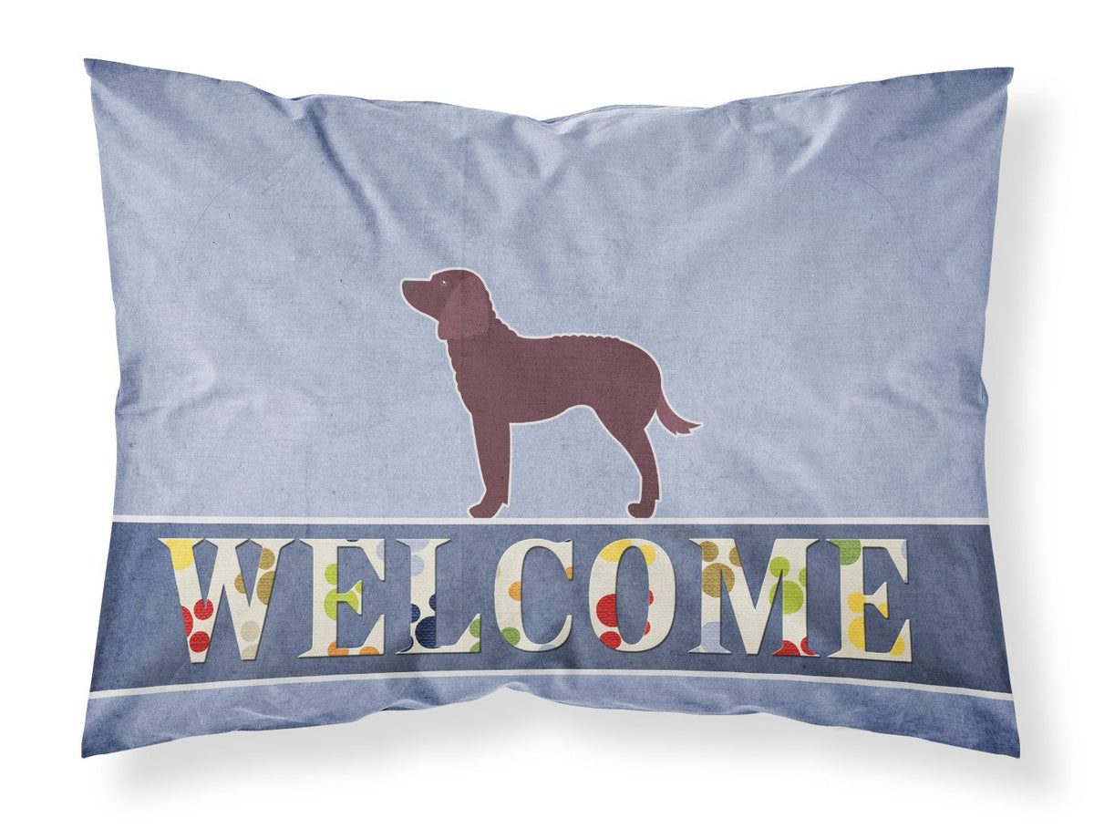 American Water Spaniel Welcome Fabric Standard Pillowcase BB5505PILLOWCASE by Caroline&#39;s Treasures