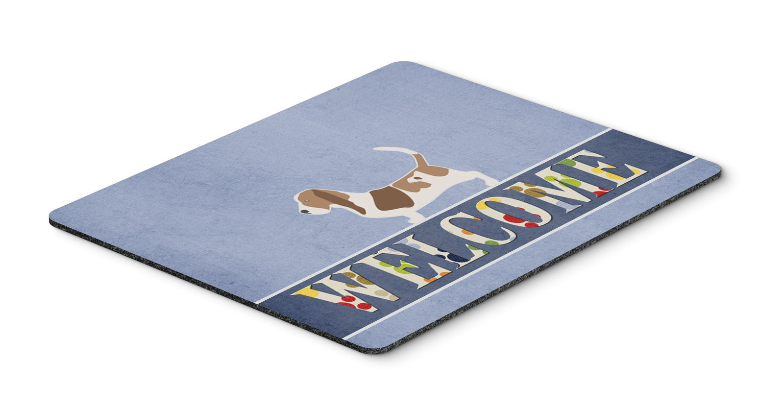 Basset Hound Welcome Mouse Pad, Hot Pad or Trivet BB5506MP by Caroline's Treasures