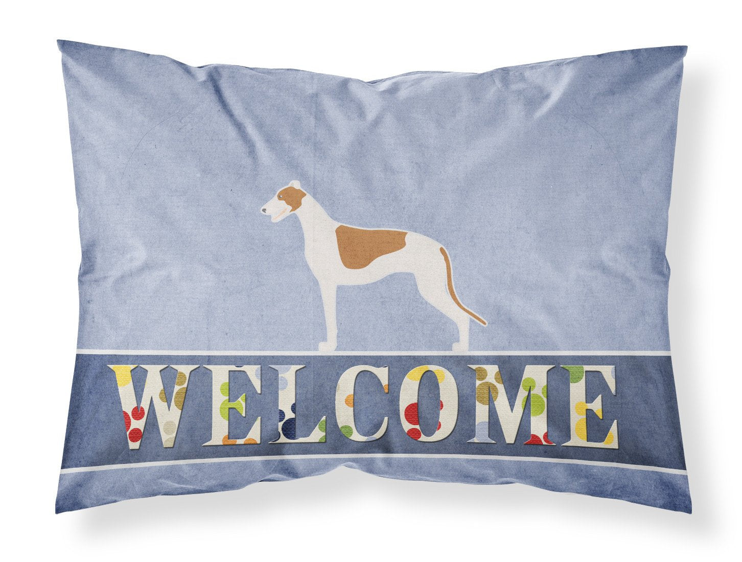 Greyhound Welcome Fabric Standard Pillowcase BB5509PILLOWCASE by Caroline's Treasures