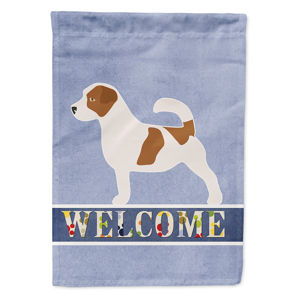 Jack Russell Terrier Bienvenue Drapeau Toile Maison Taille BB5511CHF