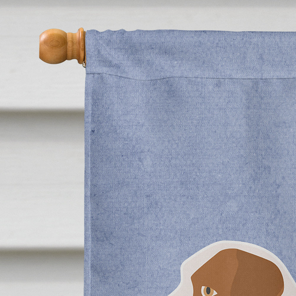 Jack Russell Terrier Welcome Flag Canvas House Size BB5511CHF