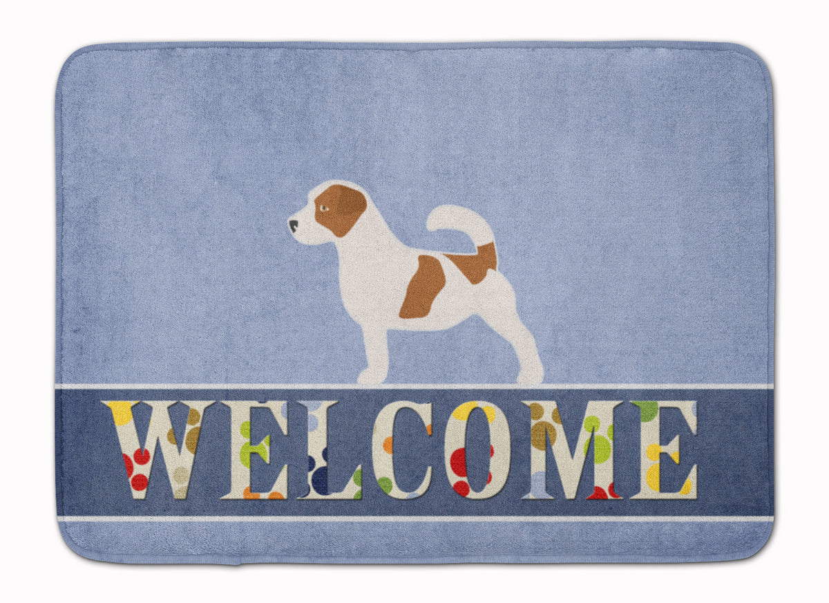 Jack Russell Terrier Welcome Machine Washable Memory Foam Mat BB5511RUG - the-store.com
