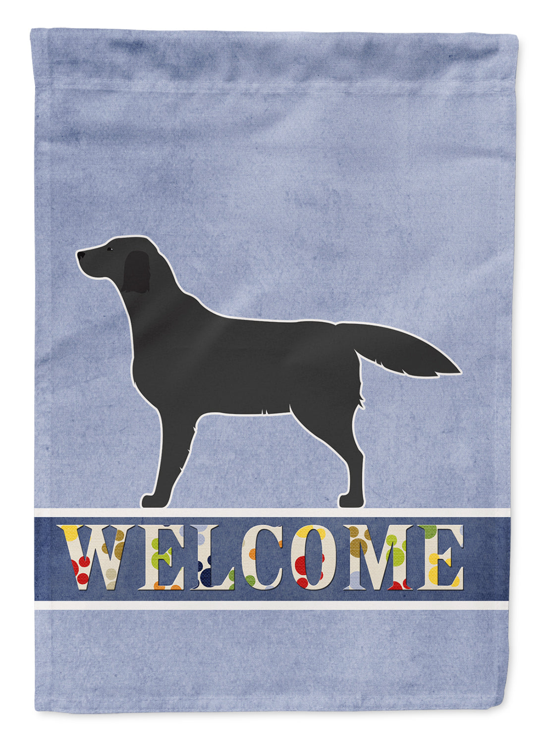 Black Labrador Retriever Welcome Flag Garden Size BB5512GF