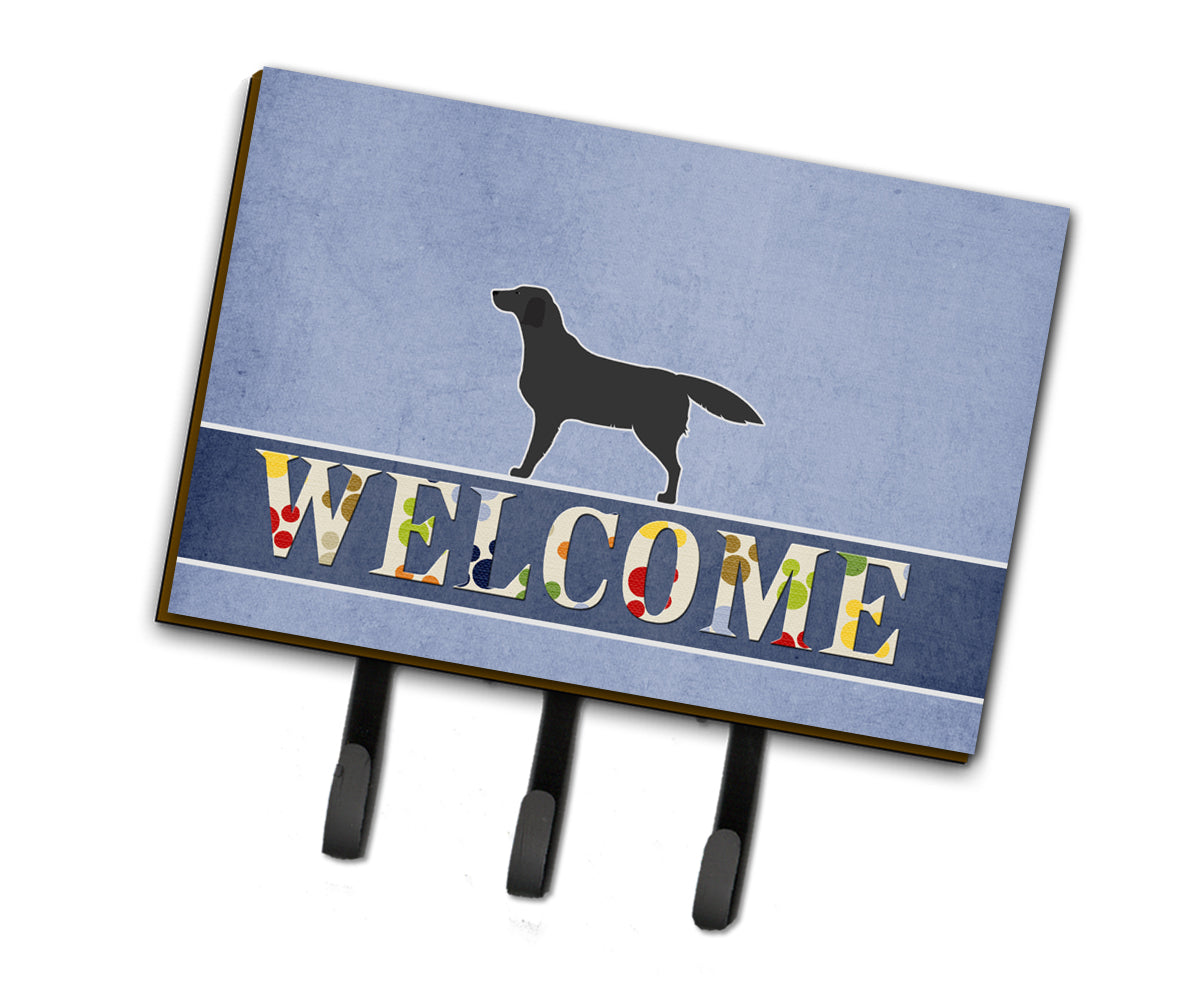 Black Labrador Retriever Welcome Leash or Key Holder BB5512TH68  the-store.com.