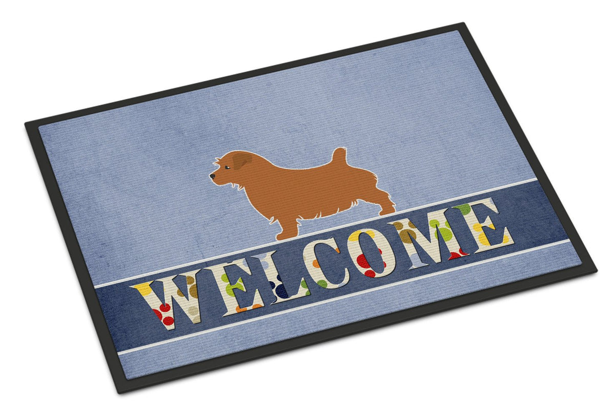 Norfolk Terrier Welcome Indoor or Outdoor Mat 24x36 BB5513JMAT by Caroline&#39;s Treasures