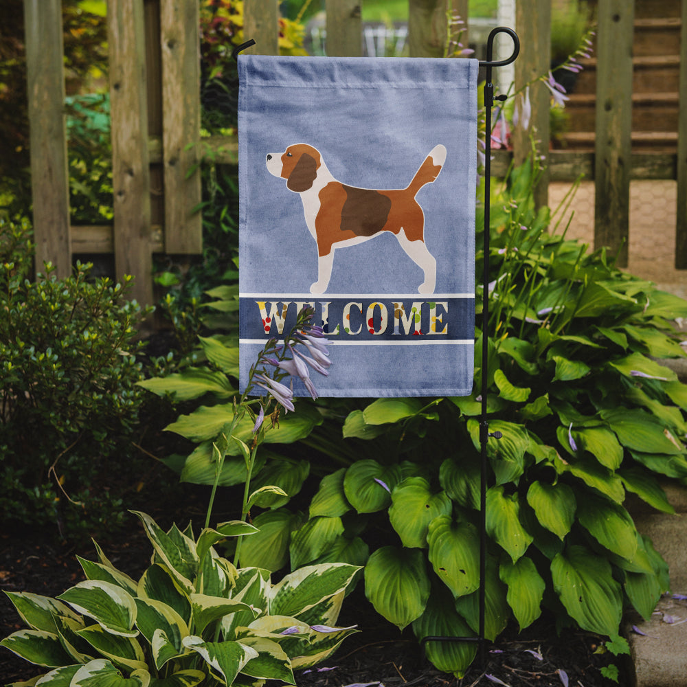 Beagle Welcome Flag Garden Size BB5514GF