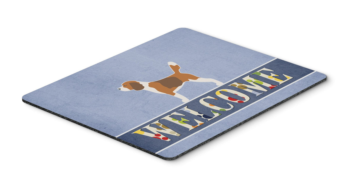 Beagle Welcome Mouse Pad, Hot Pad or Trivet BB5514MP by Caroline&#39;s Treasures
