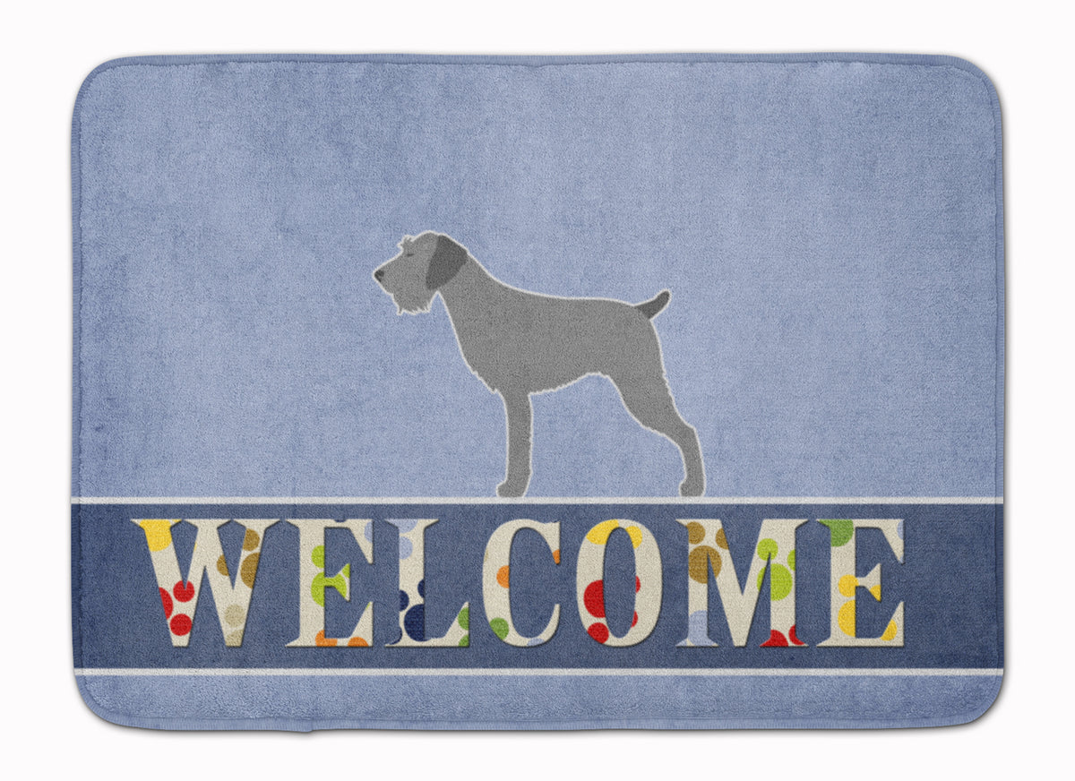 German Wirehaired Pointer Welcome Machine Washable Memory Foam Mat BB5515RUG - the-store.com