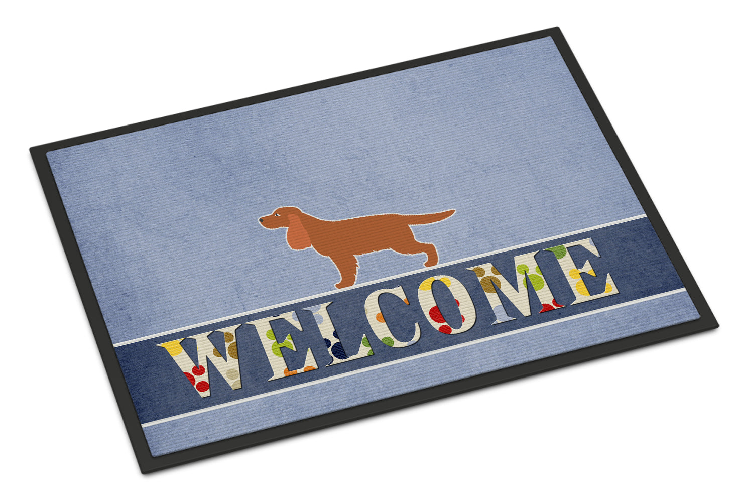 English Cocker Spaniel Welcome Indoor or Outdoor Mat 18x27 BB5516MAT - the-store.com