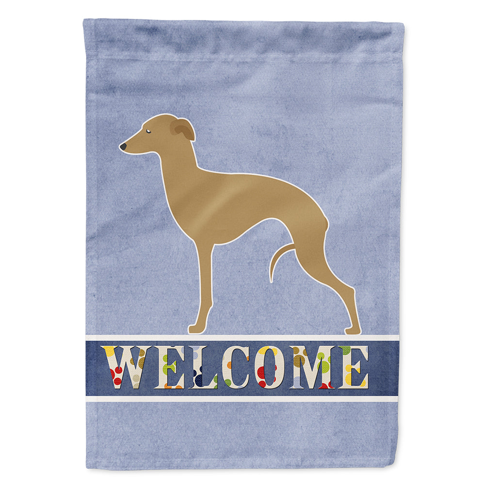 Italian Greyhound Welcome Flag Canvas House Size BB5518CHF  the-store.com.