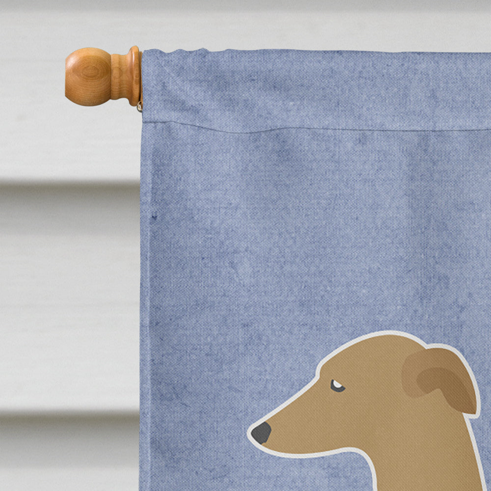 Italian Greyhound Welcome Flag Canvas House Size BB5518CHF  the-store.com.
