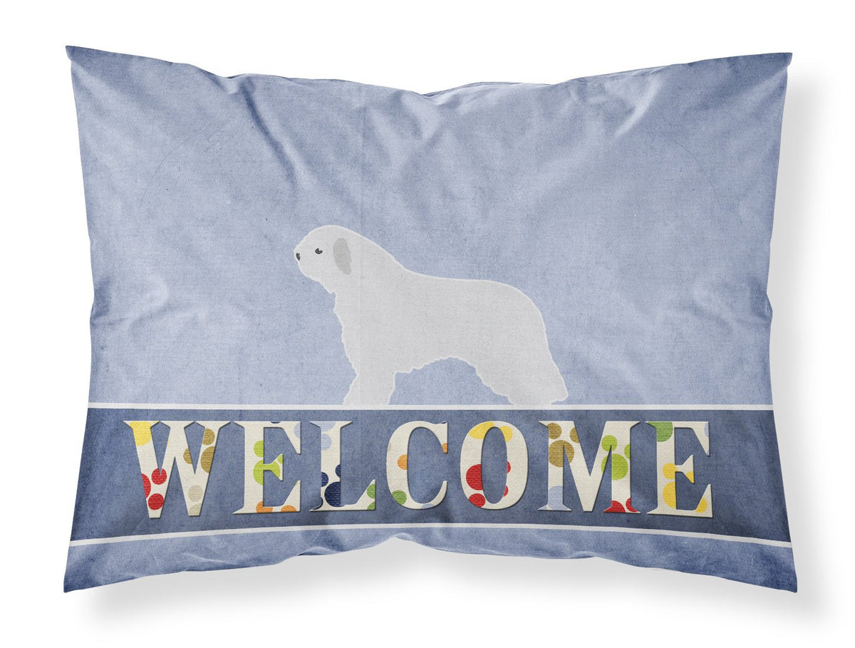 Spanish Water Dog Welcome Fabric Standard Pillowcase BB5519PILLOWCASE by Caroline&#39;s Treasures