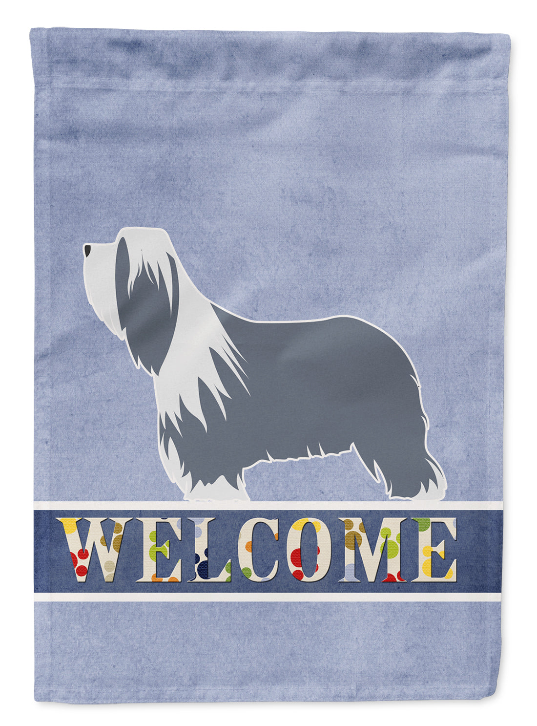 Bearded Collie Welcome Flag Garden Size BB5521GF  the-store.com.