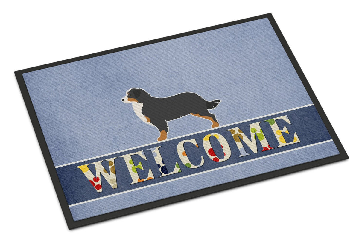 Bernese Mountain Dog Welcome Indoor or Outdoor Mat 24x36 BB5523JMAT by Caroline&#39;s Treasures