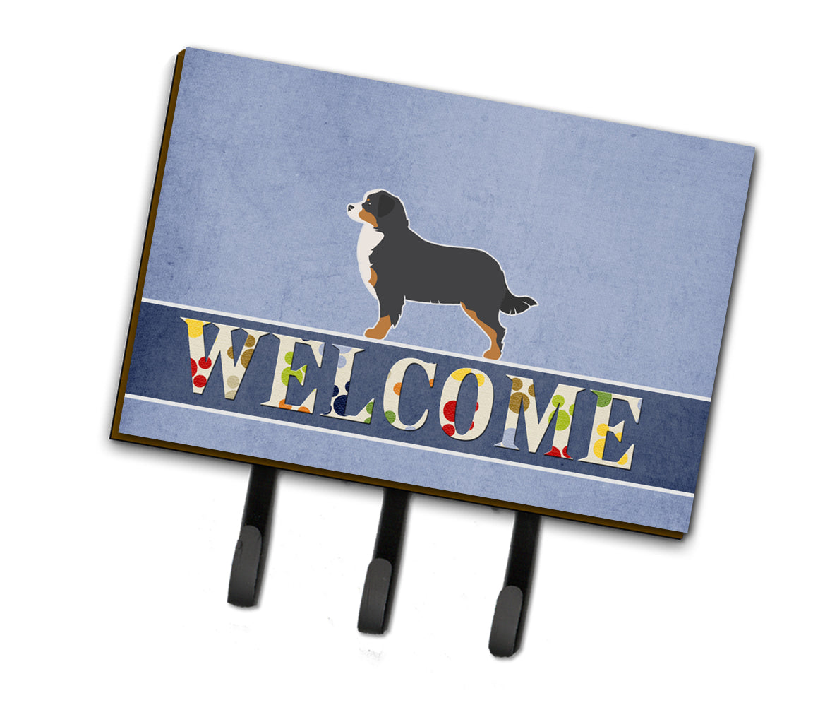 Bernese Mountain Dog Welcome Leash or Key Holder BB5523TH68  the-store.com.