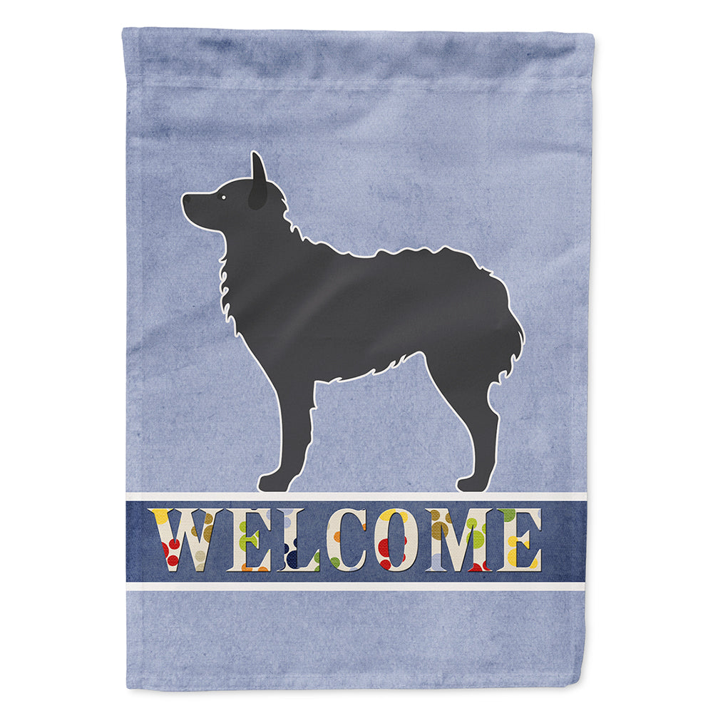 Croatian Sheepdog Welcome Flag Canvas House Size BB5525CHF  the-store.com.