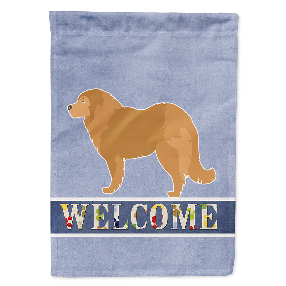 Caucasian Shepherd Dog Welcome Flag Canvas House Size BB5529CHF