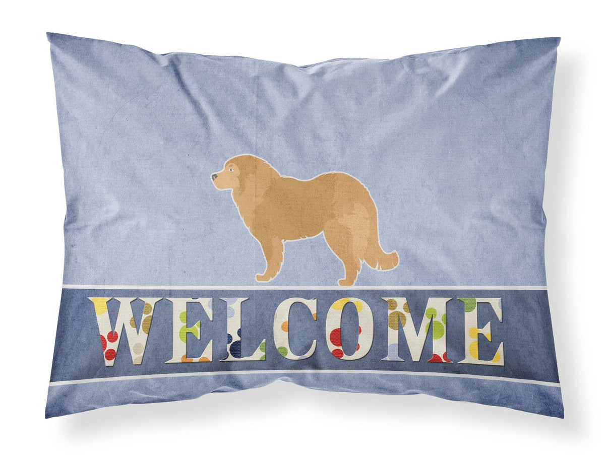 Caucasian Shepherd Dog Welcome Fabric Standard Pillowcase BB5529PILLOWCASE by Caroline&#39;s Treasures