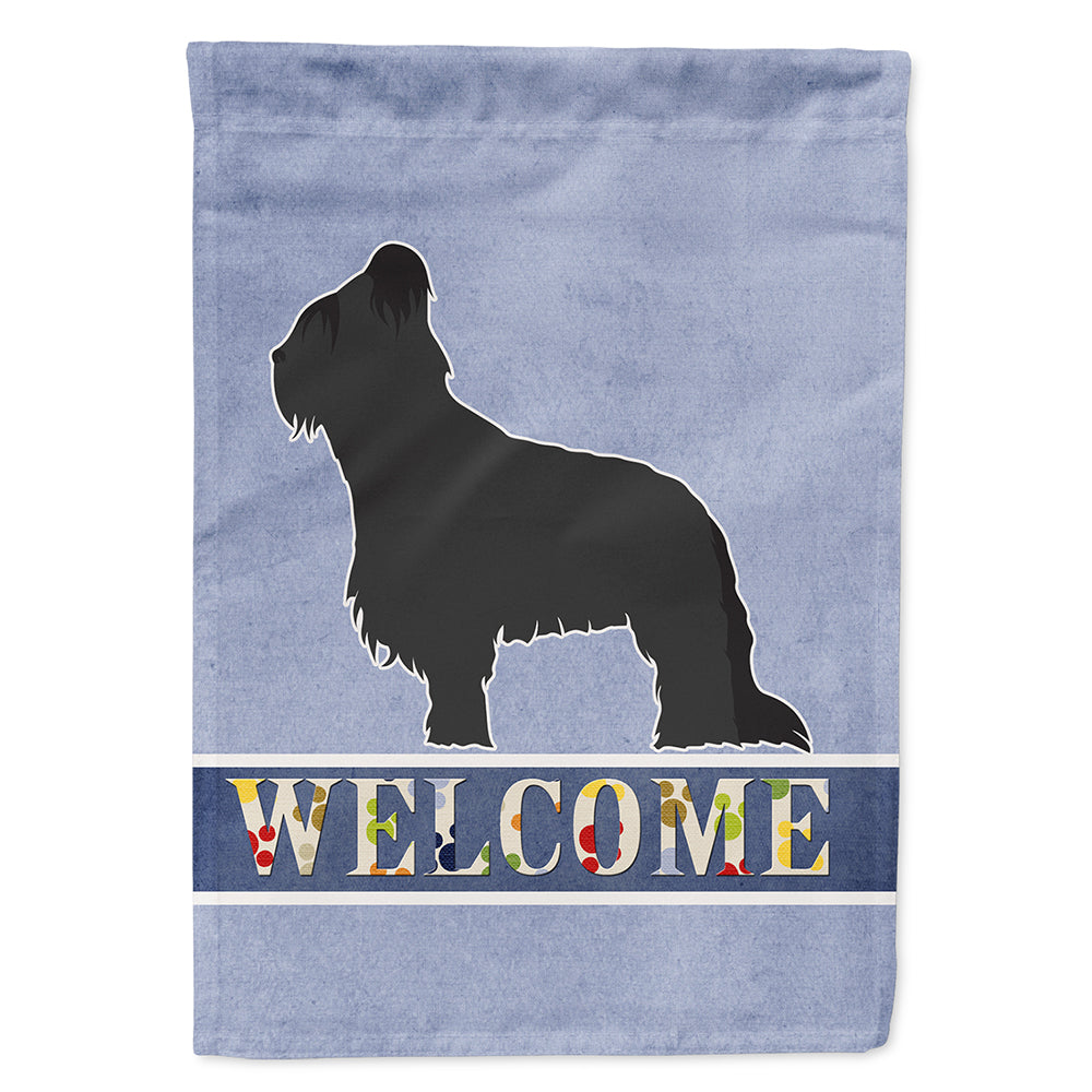 Briard Welcome Flag Canvas House Size BB5530CHF  the-store.com.