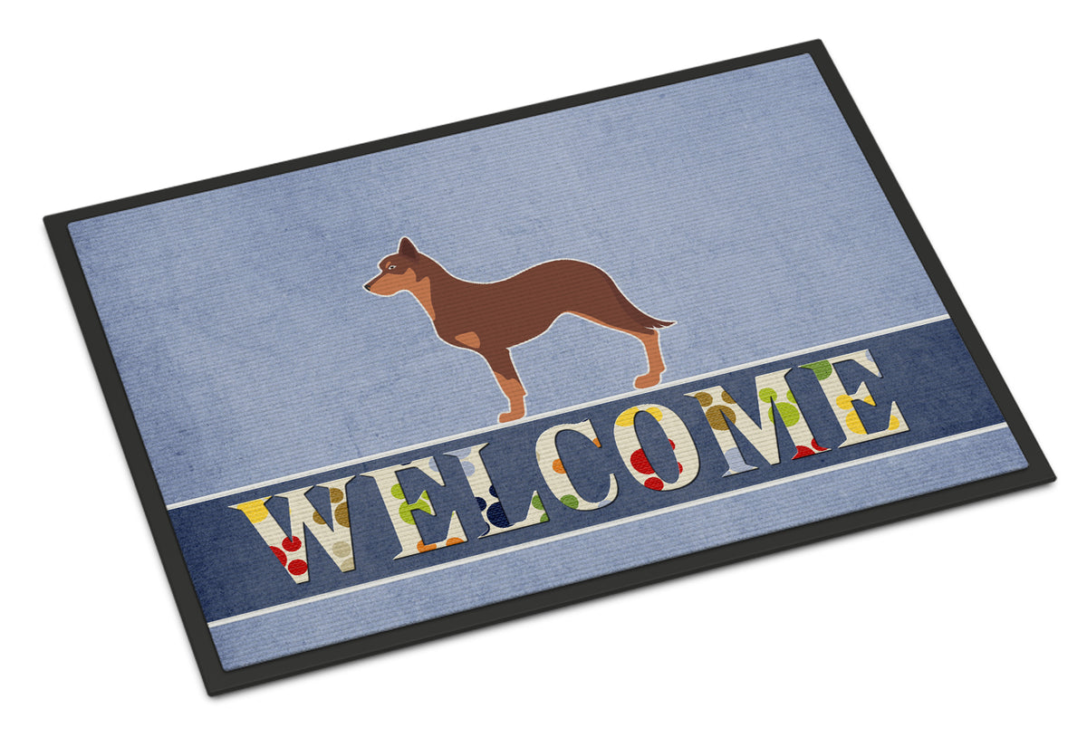 Australian Kelpie Dog Welcome Indoor or Outdoor Mat 18x27 BB5533MAT - the-store.com
