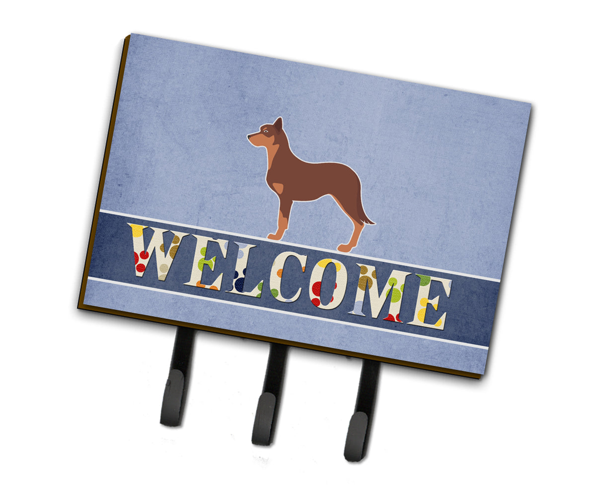 Australian Kelpie Dog Welcome Leash or Key Holder BB5533TH68