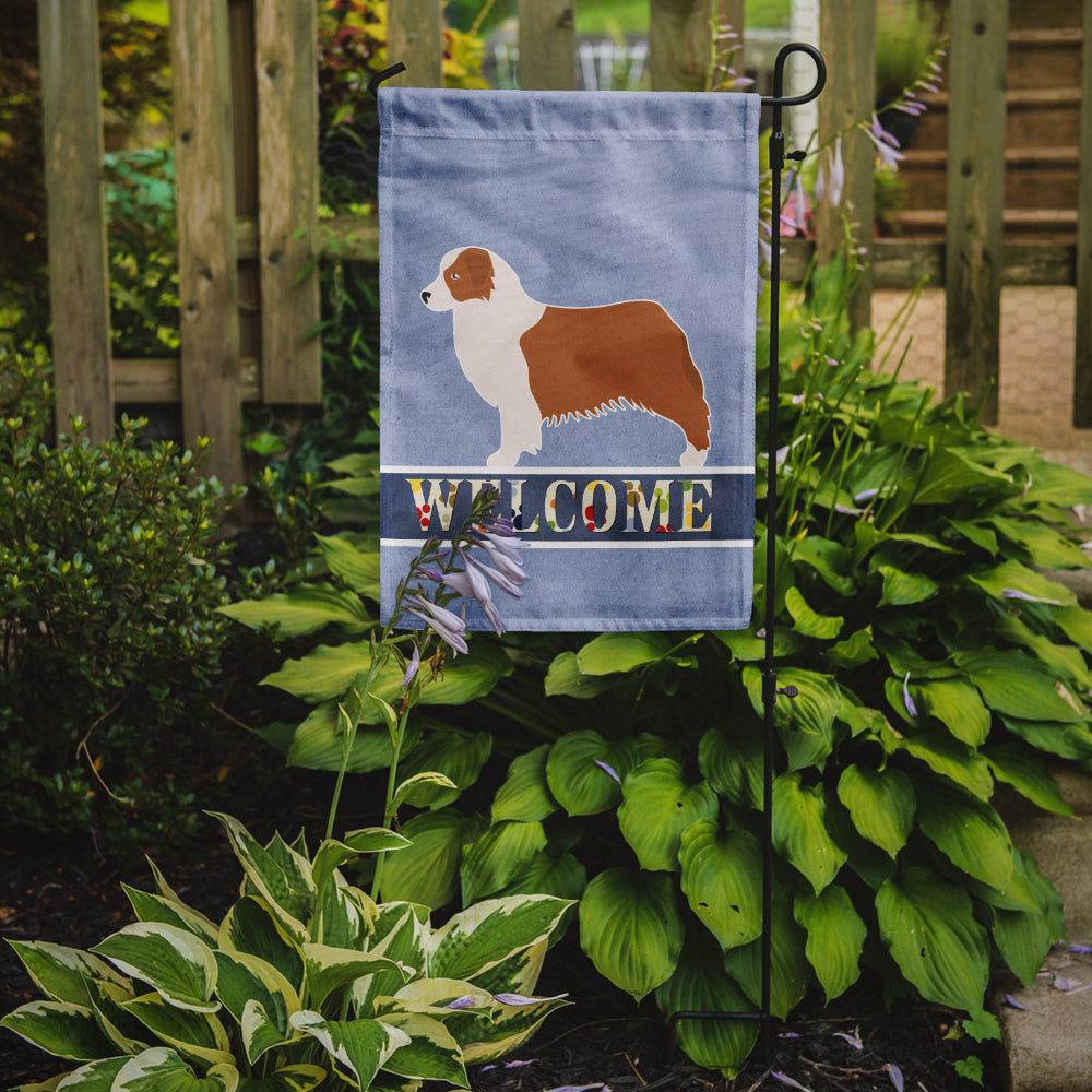 Australian Shepherd Dog Welcome Flag Garden Size BB5537GF