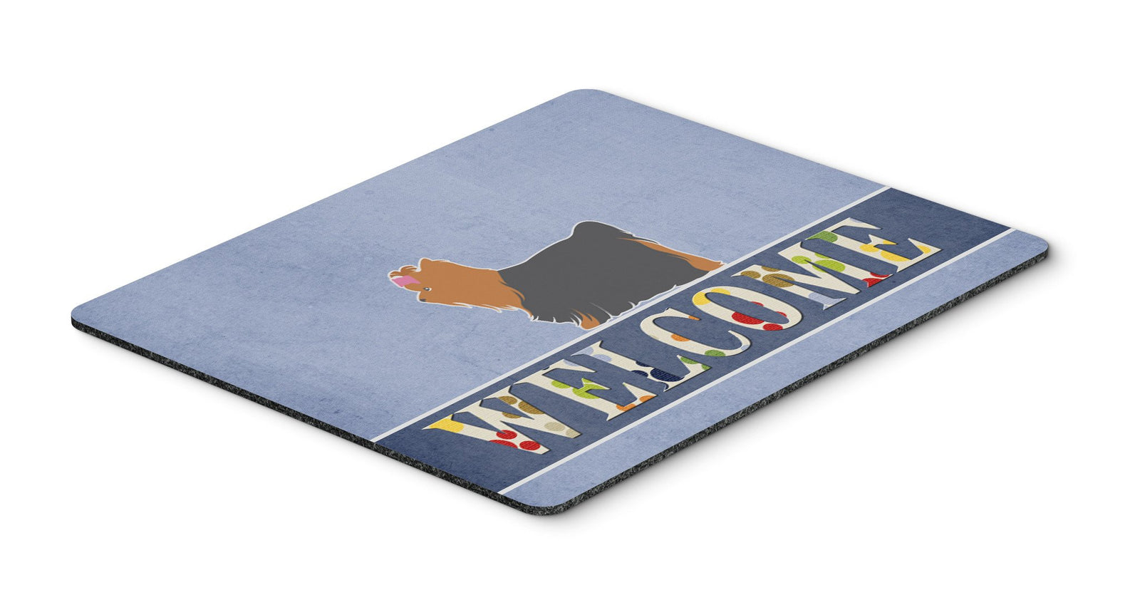Yorkshire Terrier Yorkie Welcome Mouse Pad, Hot Pad or Trivet BB5538MP by Caroline's Treasures
