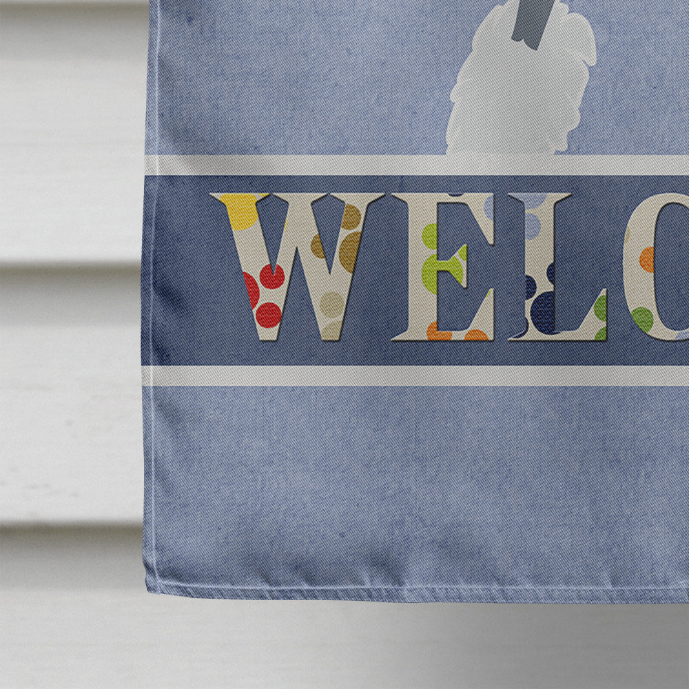 Lowchen Welcome Flag Canvas House Size BB5539CHF  the-store.com.