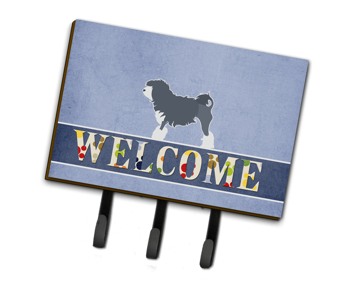 Lowchen Welcome Leash or Key Holder BB5539TH68  the-store.com.