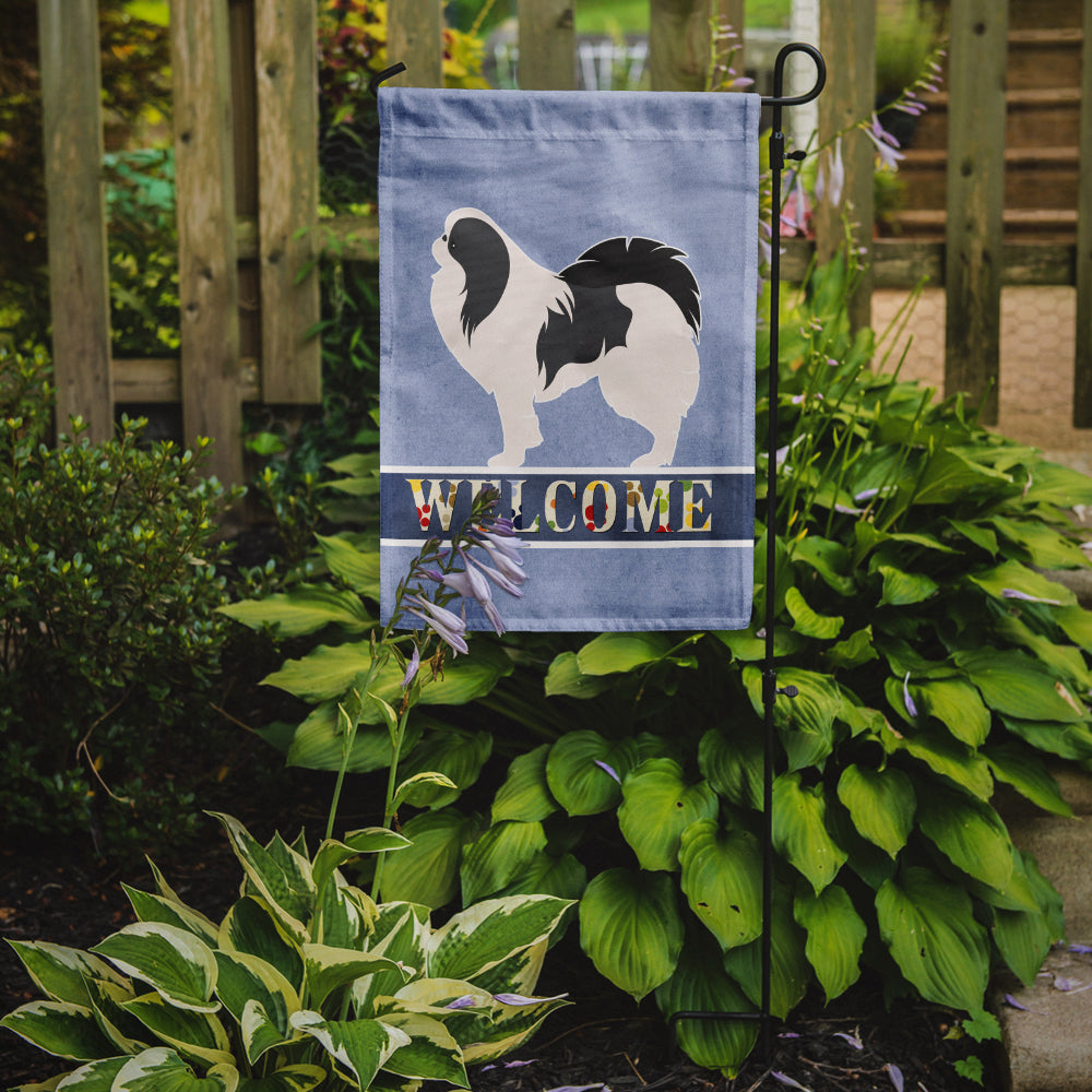 Japanese Chin Welcome Flag Garden Size BB5541GF  the-store.com.