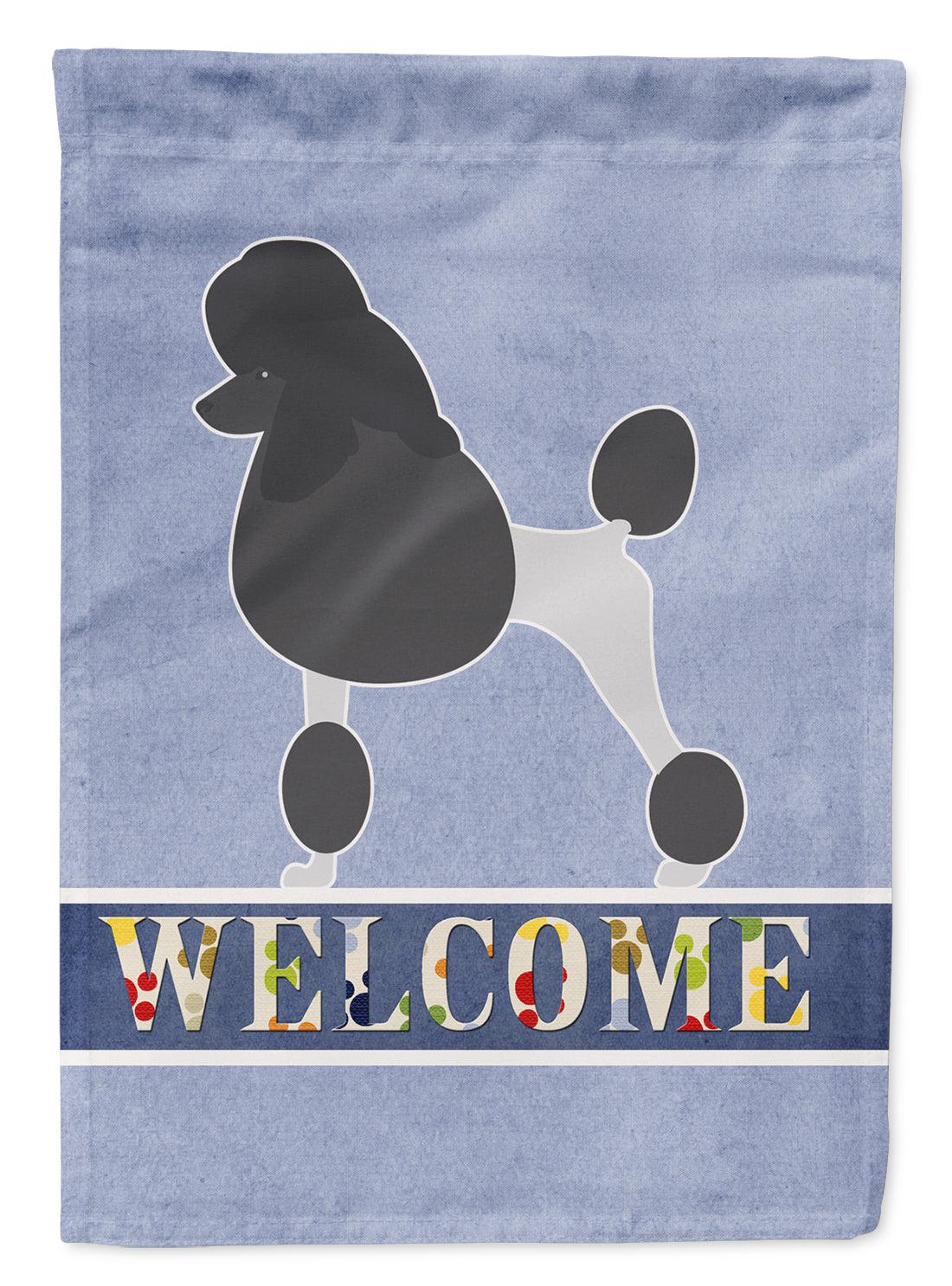 Poodle Welcome Flag Garden Size BB5543GF