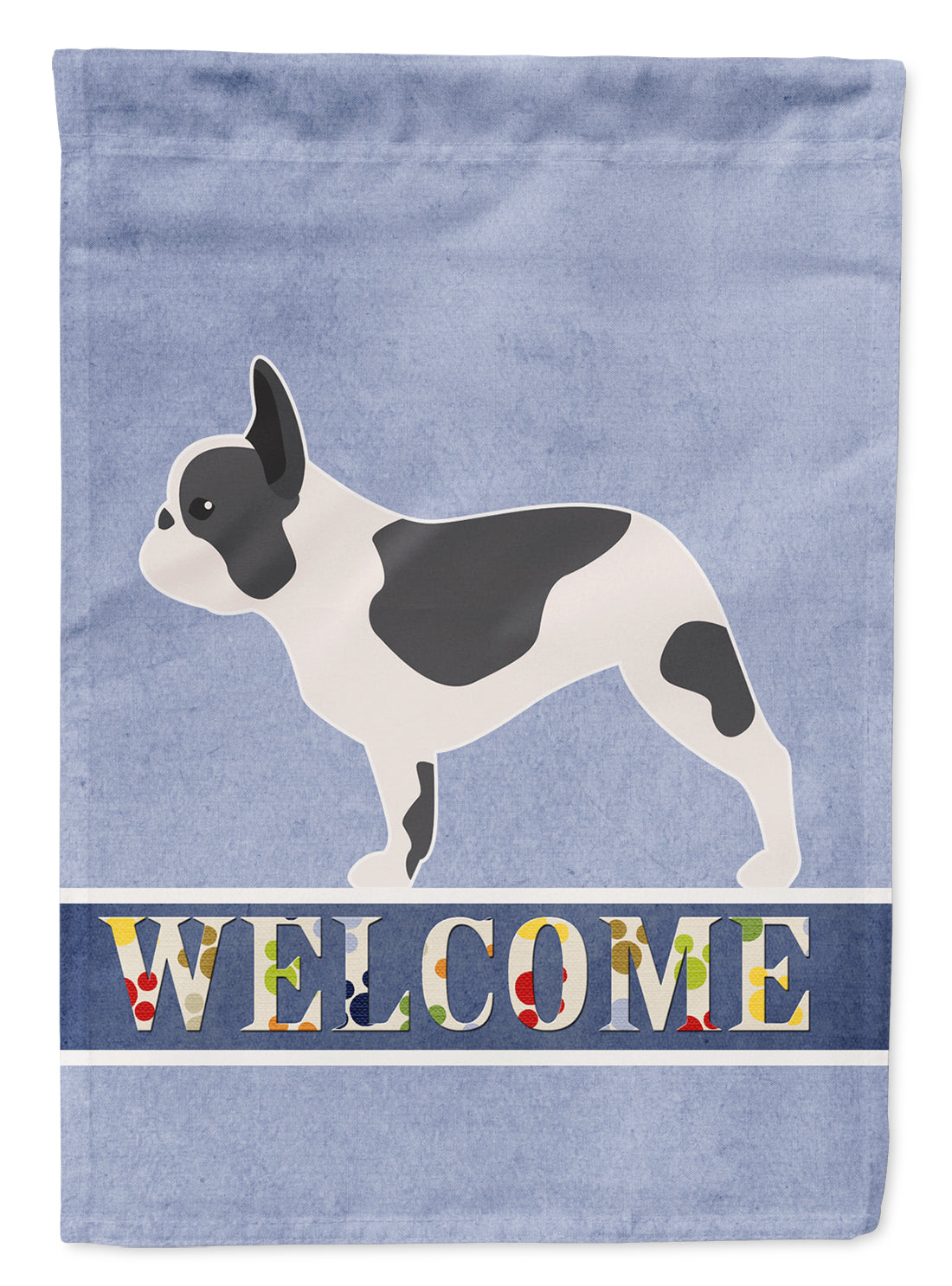 French Bulldog Welcome Flag Garden Size BB5545GF  the-store.com.