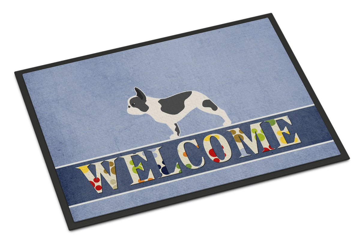 French Bulldog Welcome Indoor or Outdoor Mat 24x36 BB5545JMAT by Caroline&#39;s Treasures