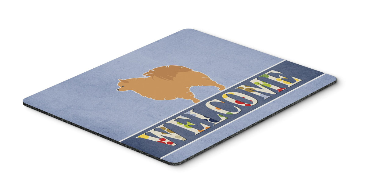 Pomeranian Welcome Mouse Pad, Hot Pad or Trivet BB5546MP by Caroline&#39;s Treasures