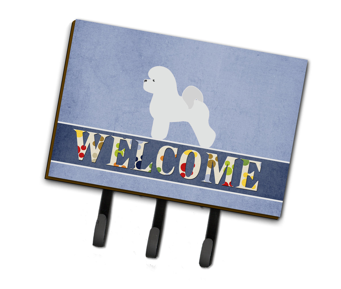 Bichon Frise Welcome Leash or Key Holder BB5549TH68  the-store.com.