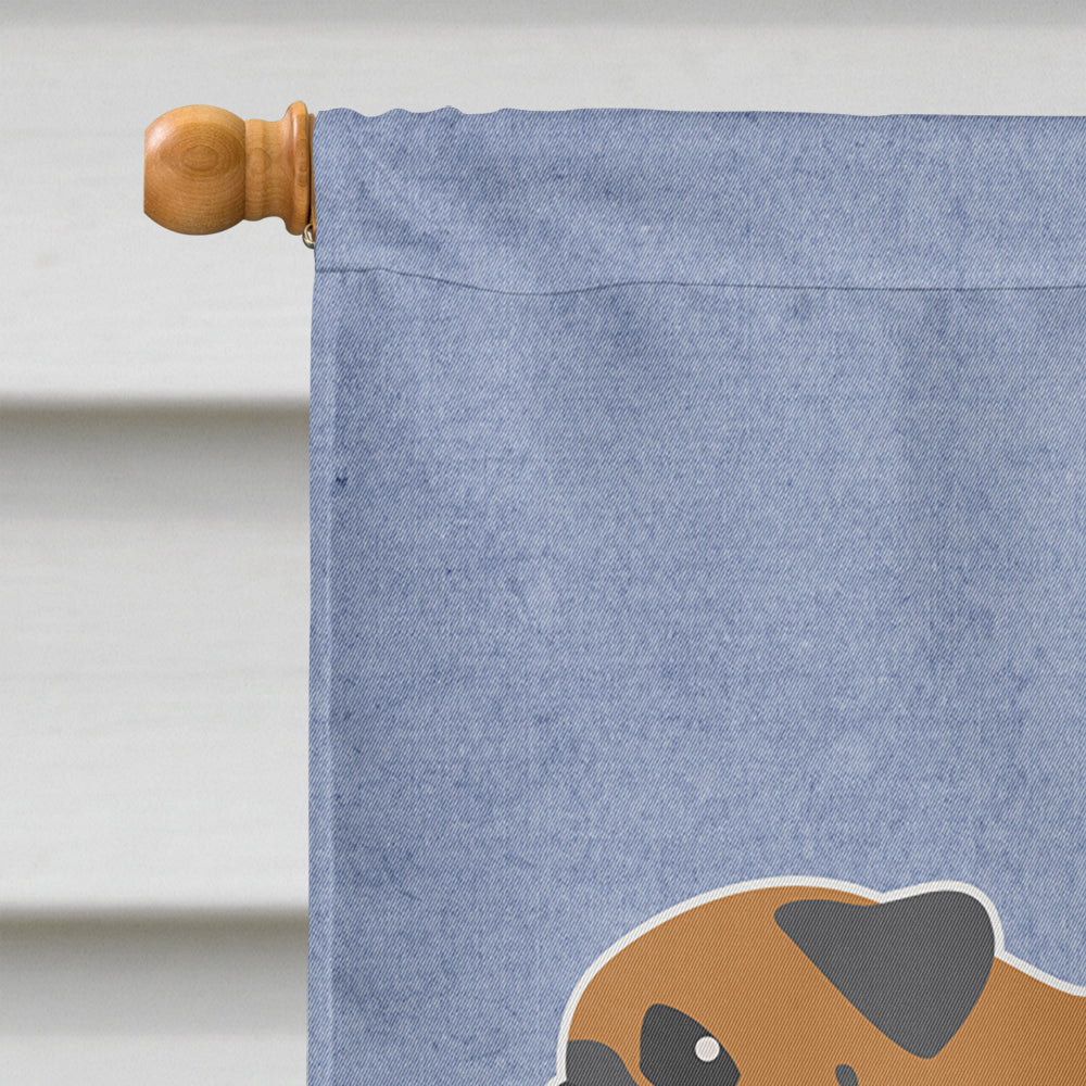 Pug Welcome Flag Canvas House Size BB5551CHF  the-store.com.