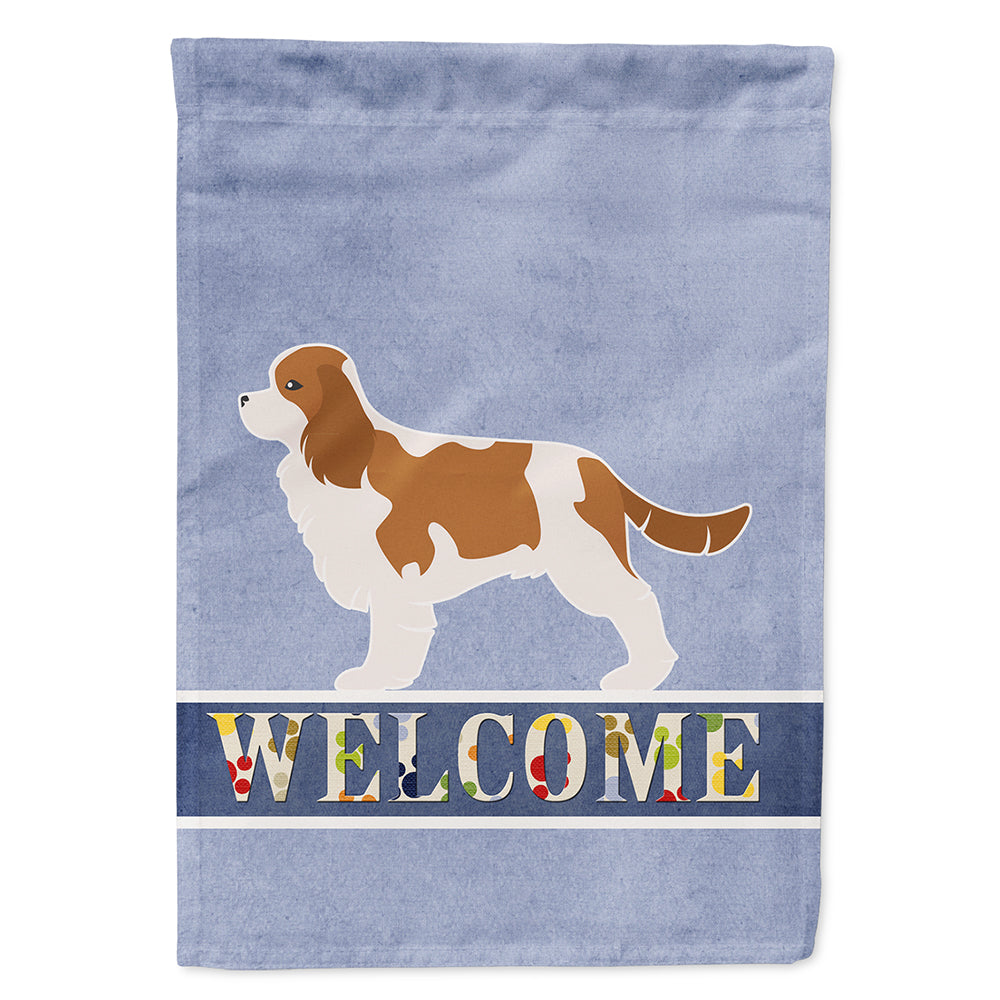 Cavalier King Charles Spaniel Welcome Flag Canvas House Size BB5553CHF  the-store.com.