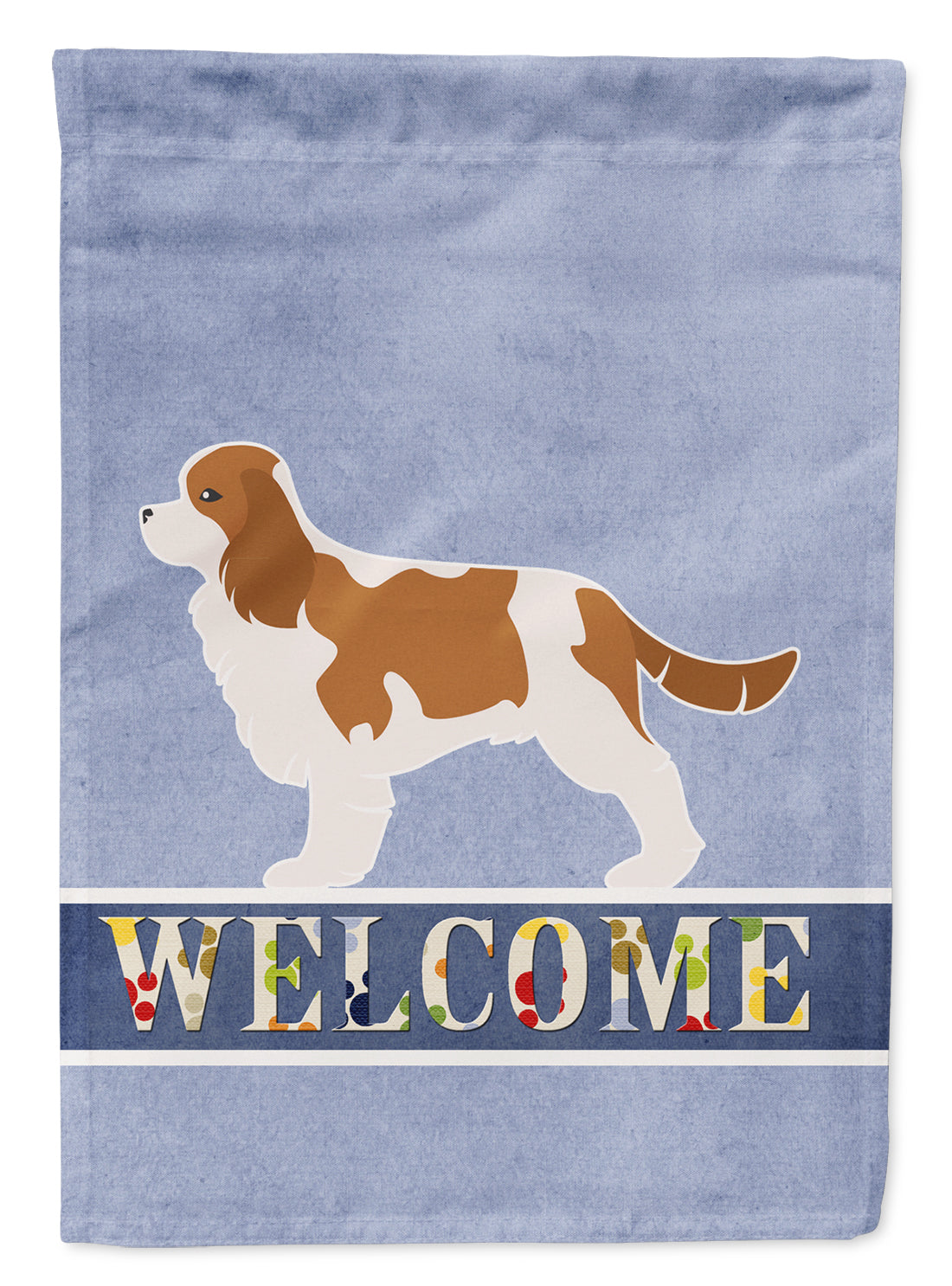 Cavalier King Charles Spaniel Welcome Flag Garden Size BB5553GF  the-store.com.