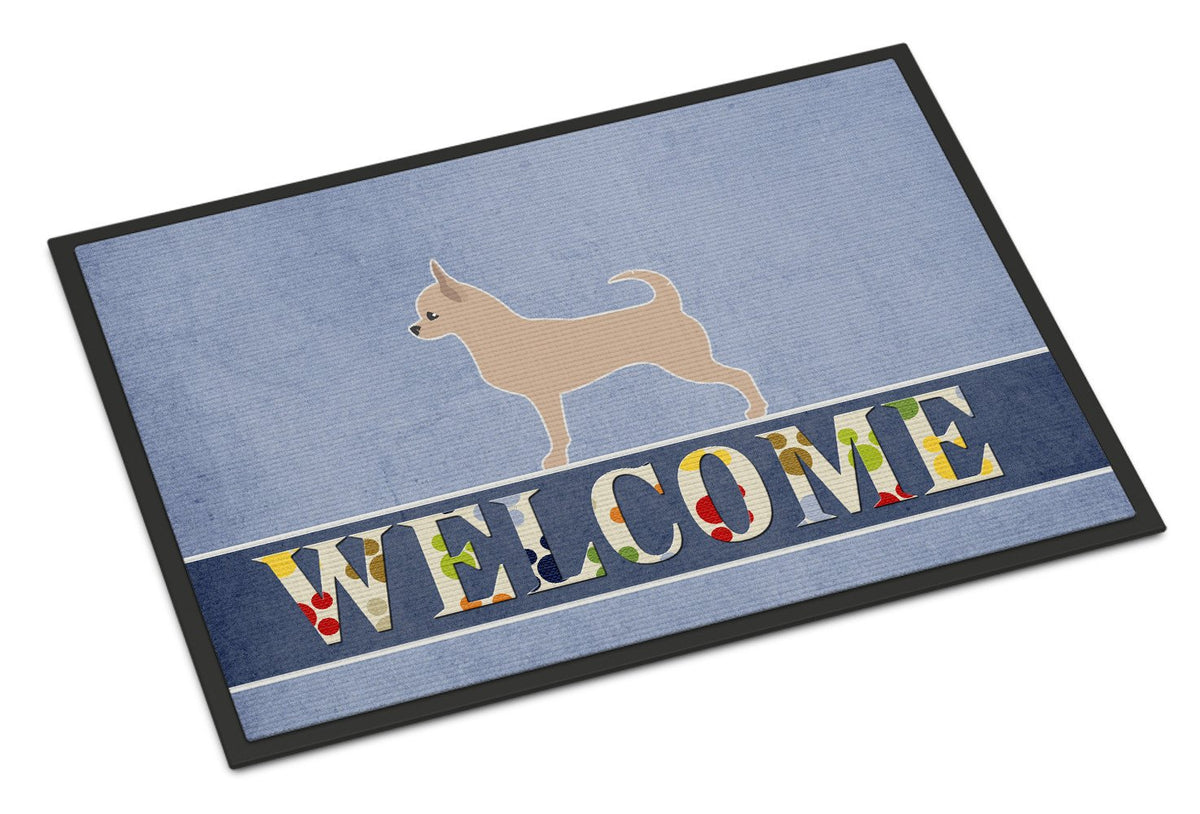 Chihuahua Welcome Indoor or Outdoor Mat 24x36 BB5554JMAT by Caroline&#39;s Treasures