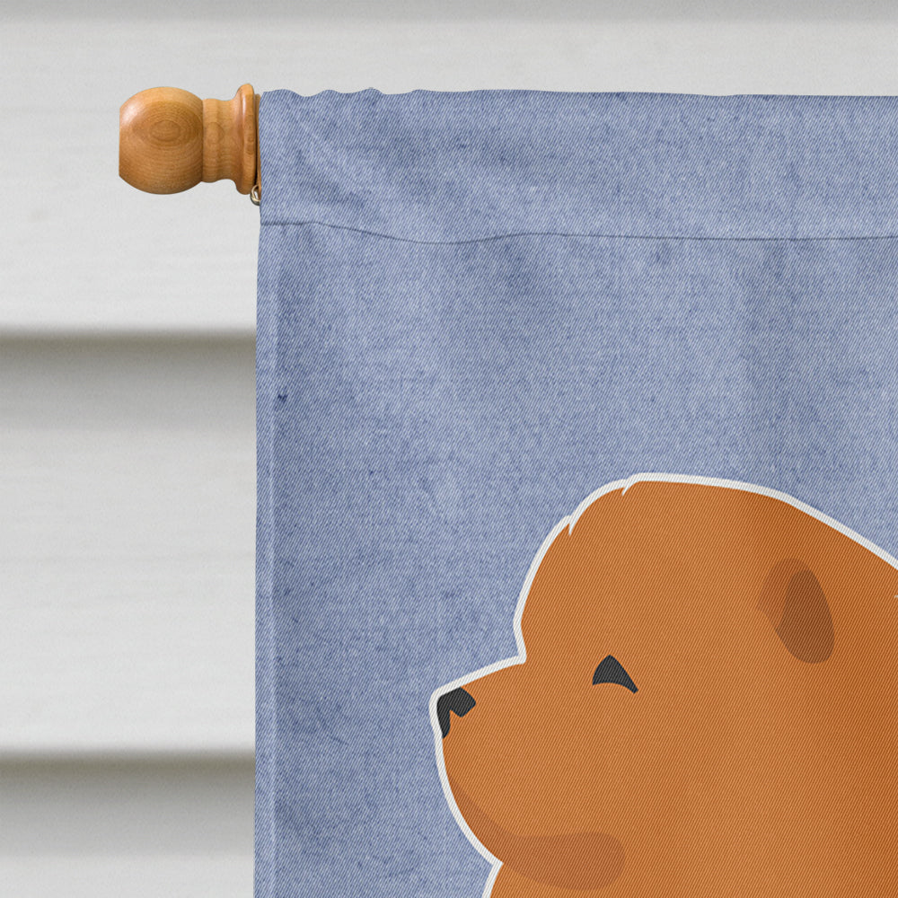 Chow Chow Welcome Flag Canvas House Size BB5555CHF  the-store.com.