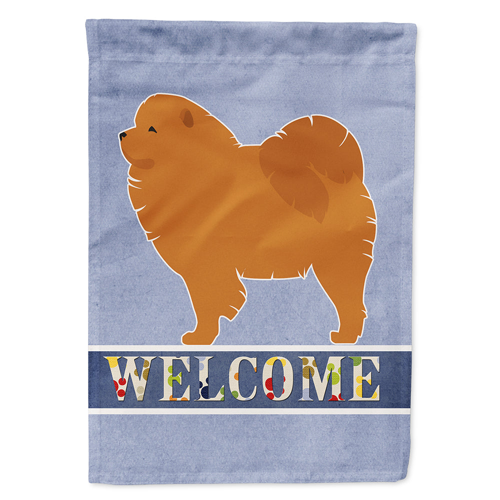 Chow Chow Welcome Flag Canvas House Size BB5555CHF  the-store.com.
