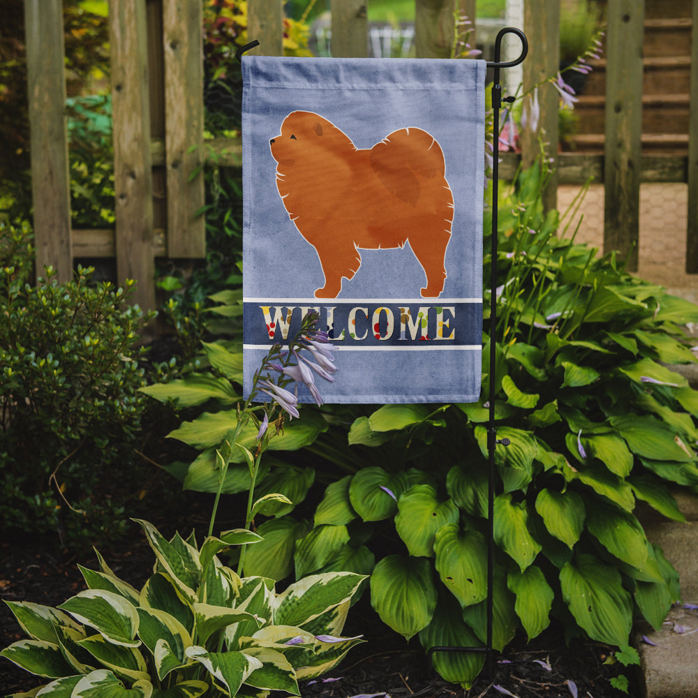 Chow Chow Welcome Flag Garden Size BB5555GF  the-store.com.