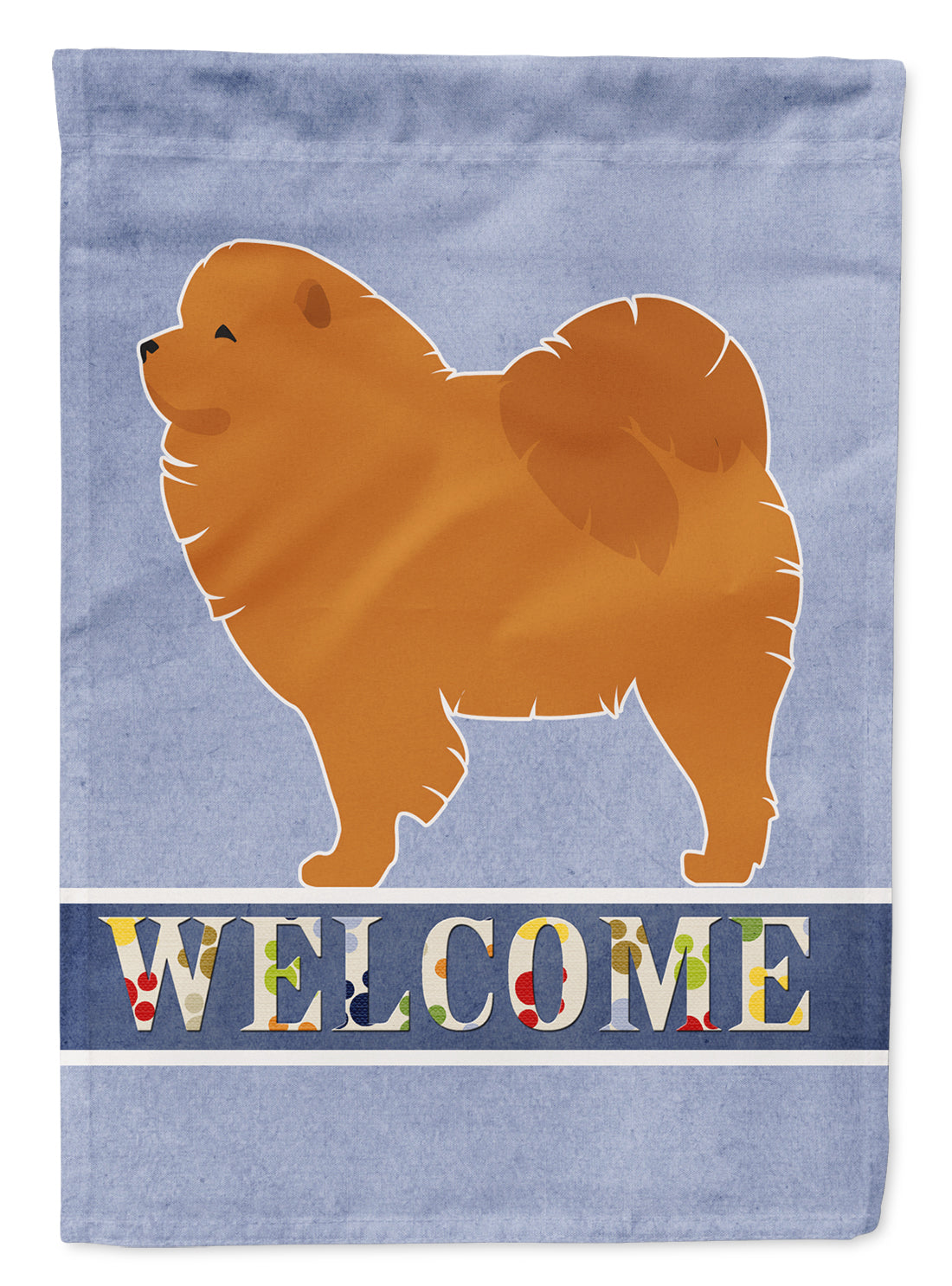 Chow Chow Welcome Flag Garden Size BB5555GF  the-store.com.