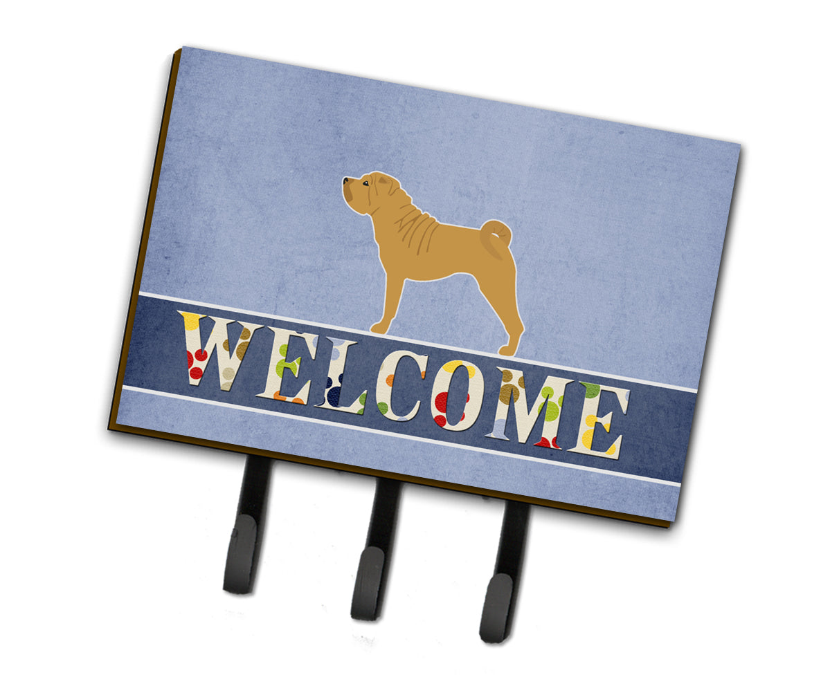 Shar Pei Merry Welcome Leash or Key Holder BB5556TH68  the-store.com.
