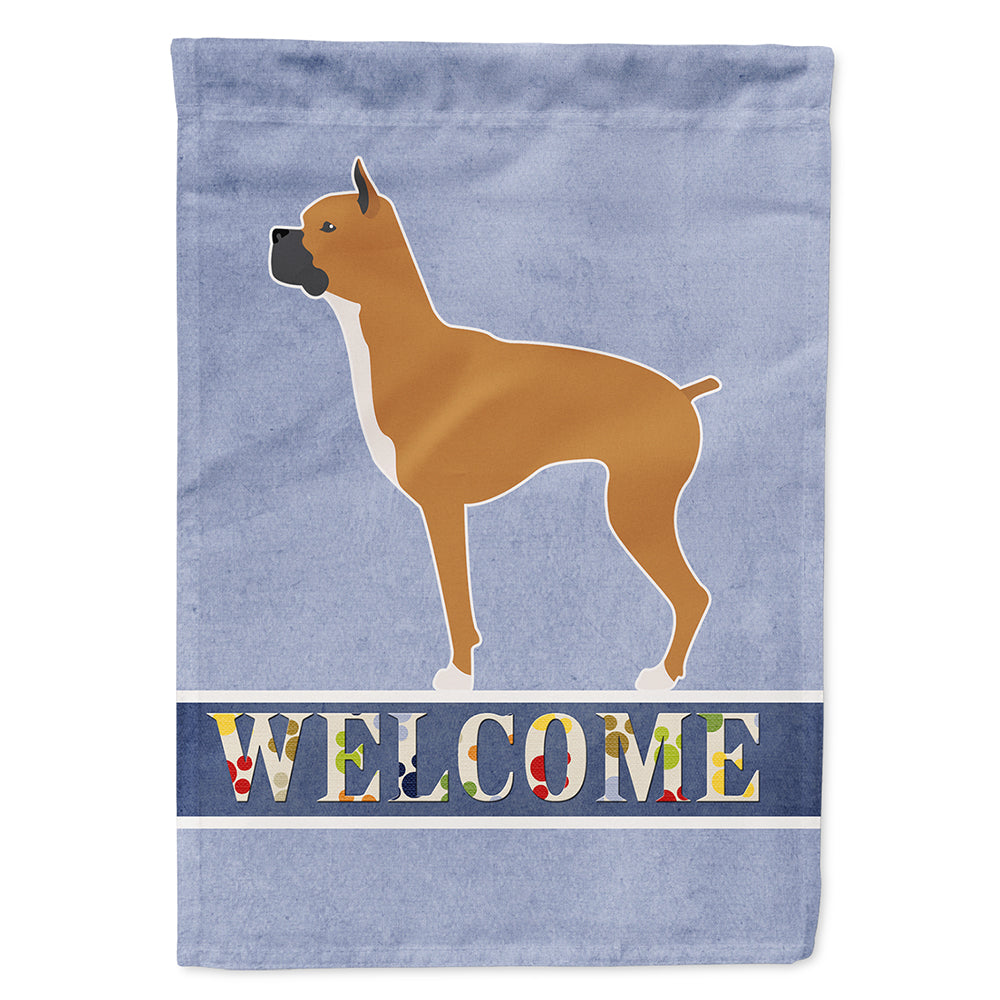 Boxer Welcome Flag Canvas House Size BB5557CHF  the-store.com.