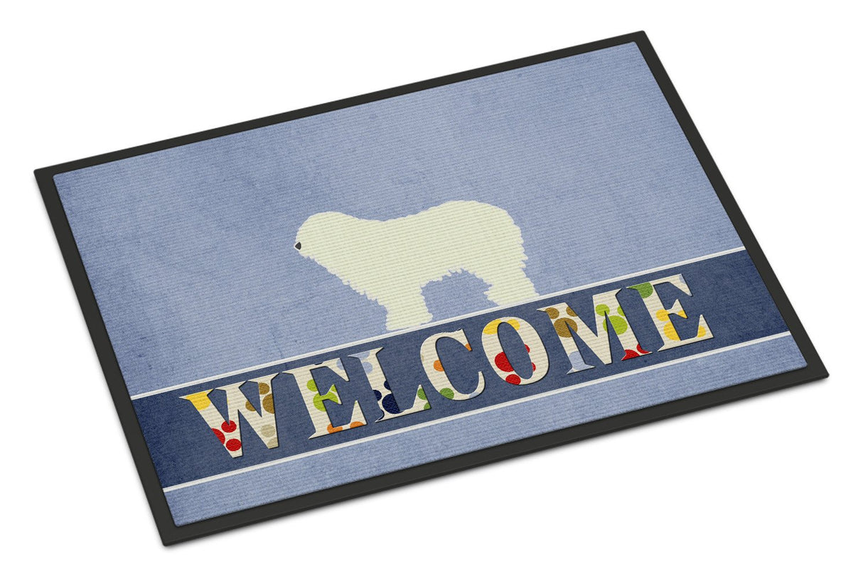 Komondor Welcome Indoor or Outdoor Mat 24x36 BB5559JMAT by Caroline&#39;s Treasures