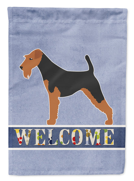 Airedale Terrier Welcome Flag Garden Size BB5561GF